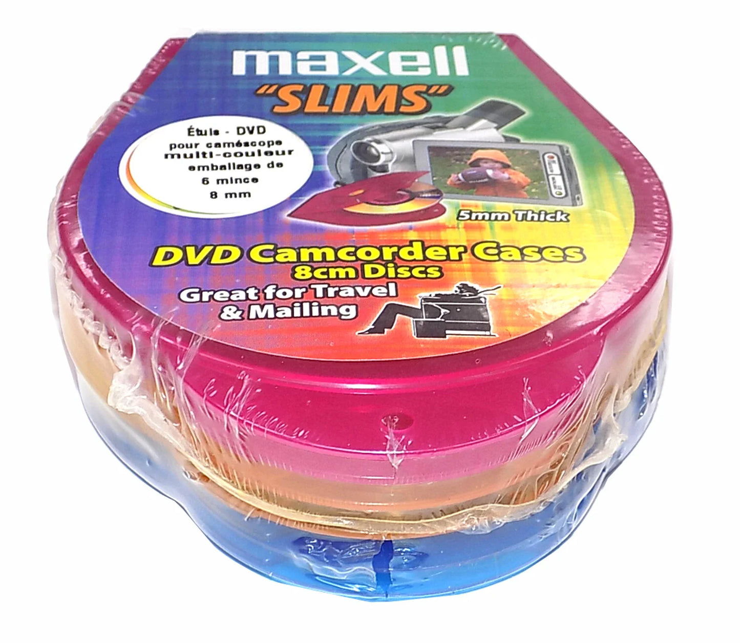 Maxwell Mini DVD Shells (Multicolor)