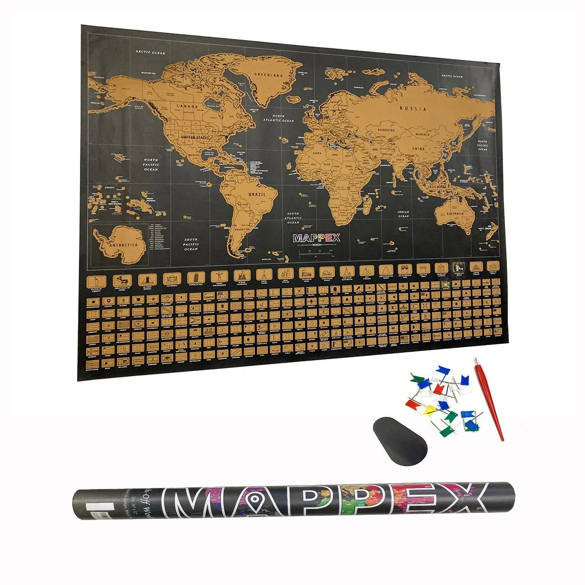 Scratch Off World Map
