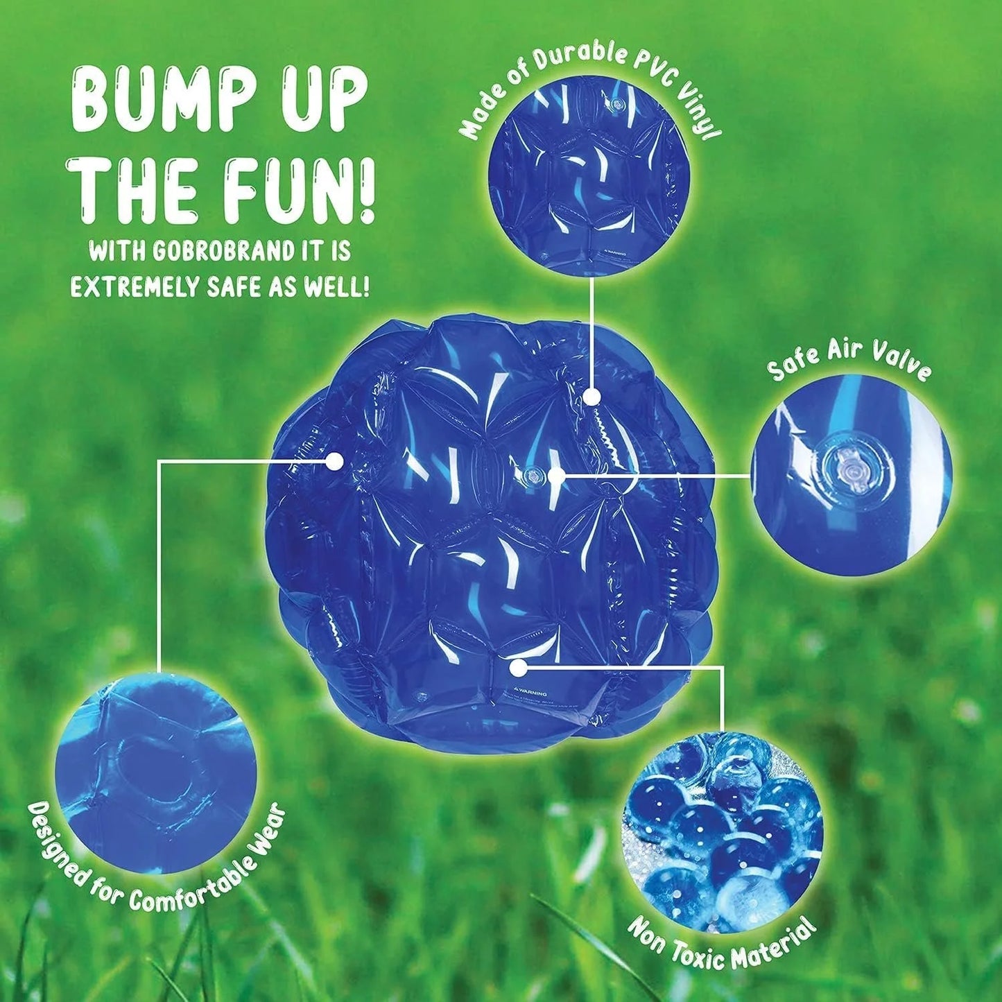 2 Pack 36 Inches Inflatable Bumper Balls - GAME295