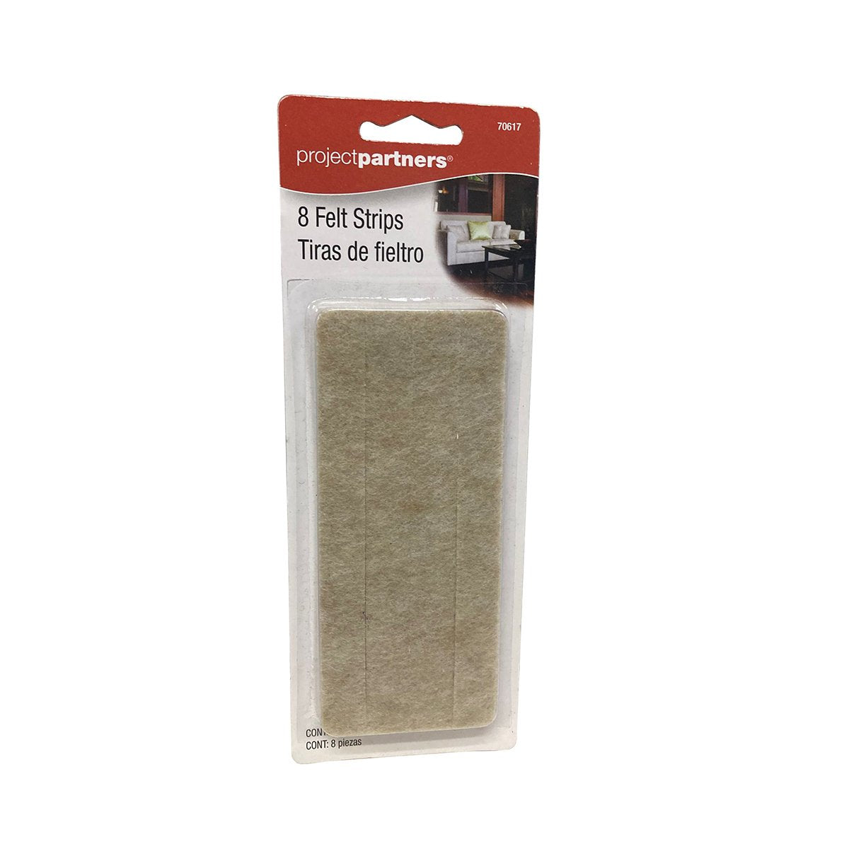 Project Partners 8 Pcs Furniture Felts - M70617