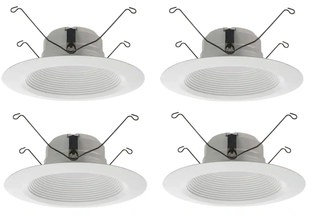 6” & 5” Led Dimmable Matte White Baffle 3000K Lithonia Lighting - MHD71