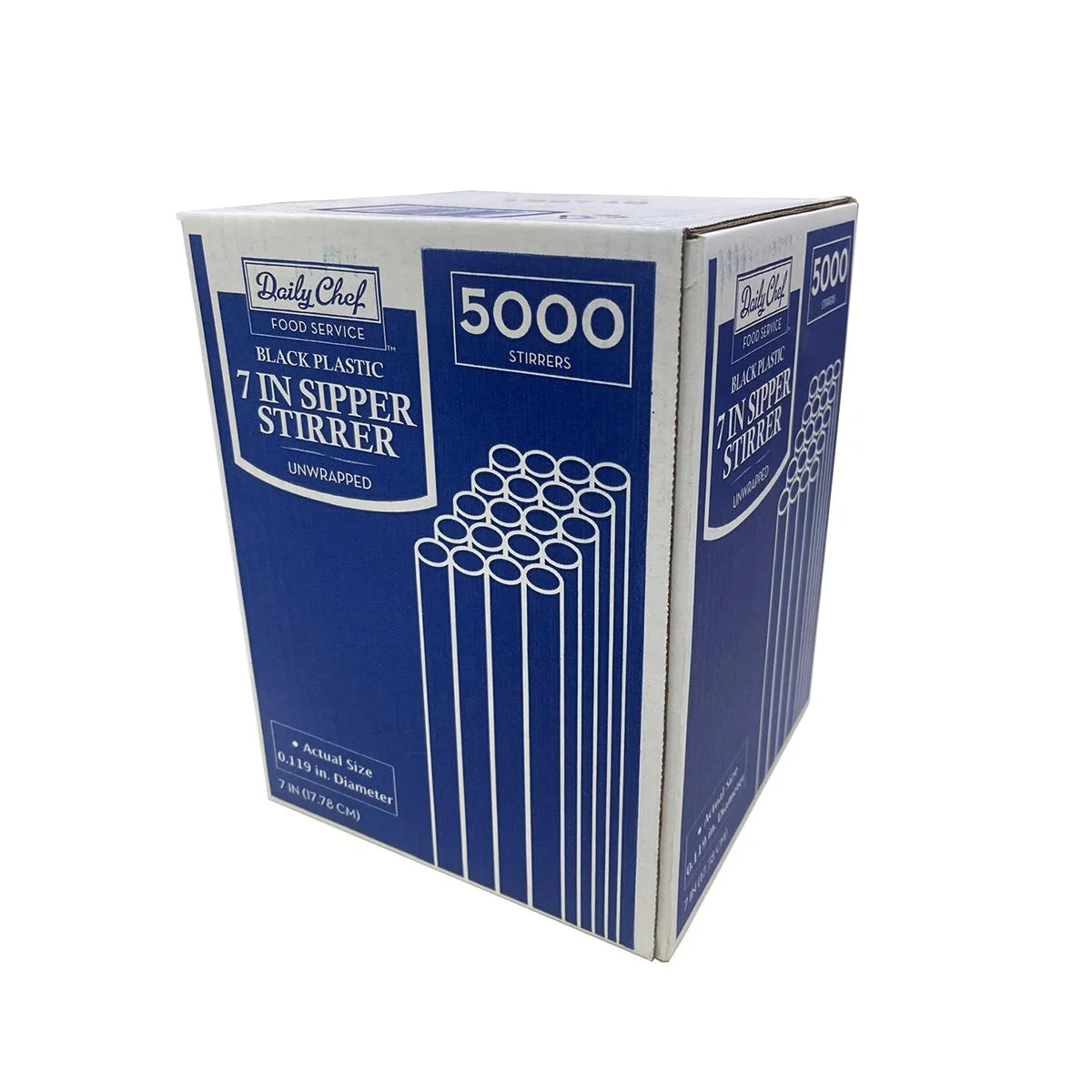 Daily Chef 7 Inches Sipper & Stirrer 5000 Pcs Per Box - MSTIRRER