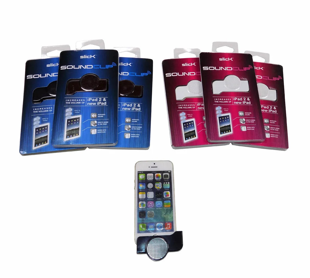 Slick Sound Clip For iPad 1, 2, 3, and 4 (Black)