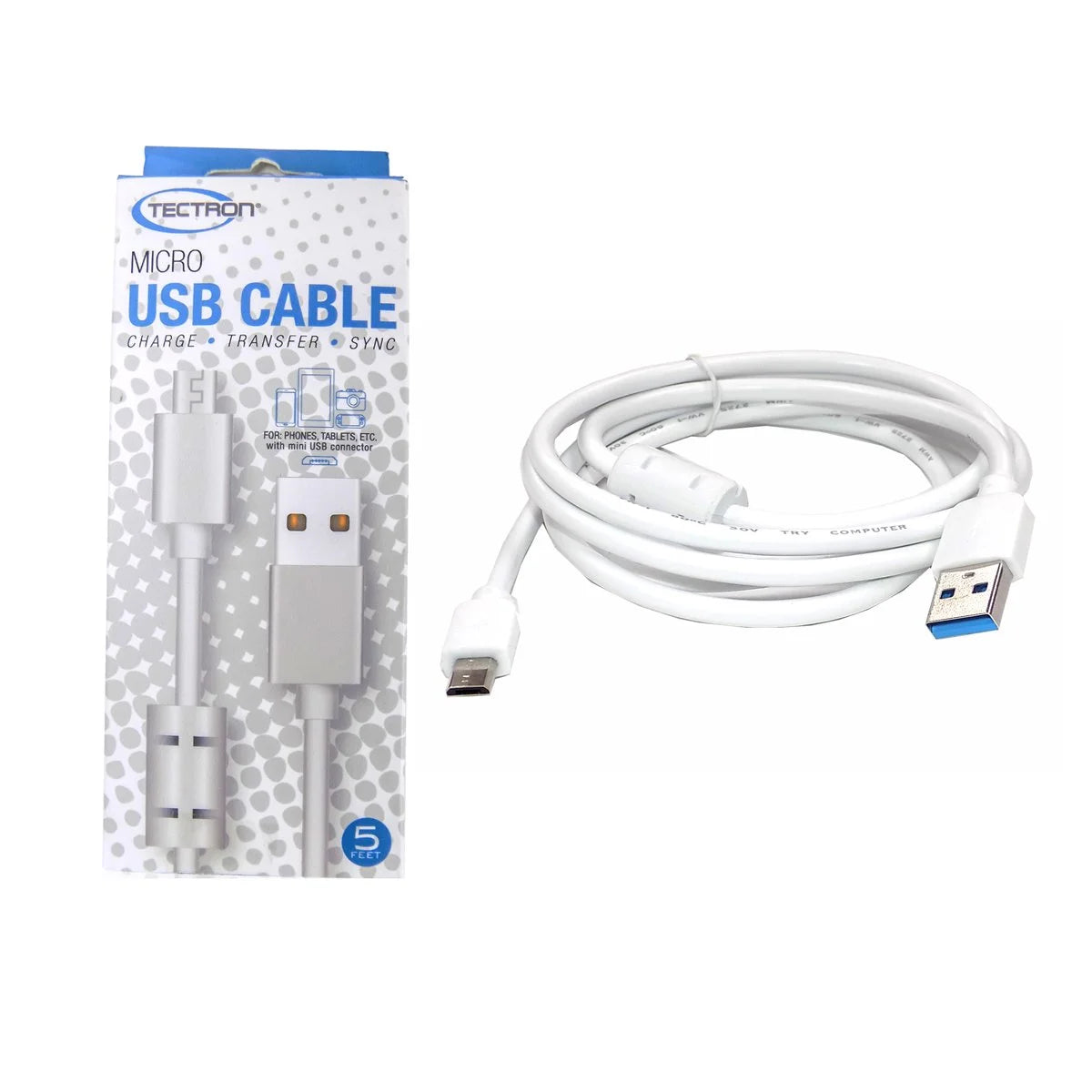 5Ft Micro USB Cable Charge-Transfer-Sync For Android - Y121